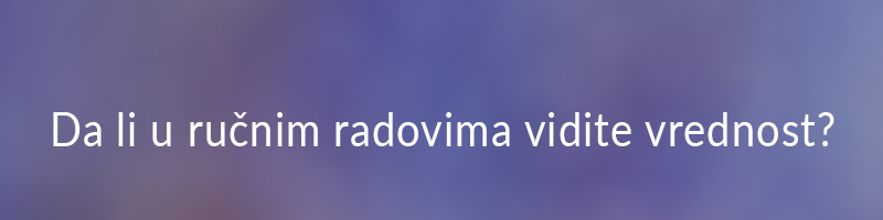 Vrednost rucnih radova