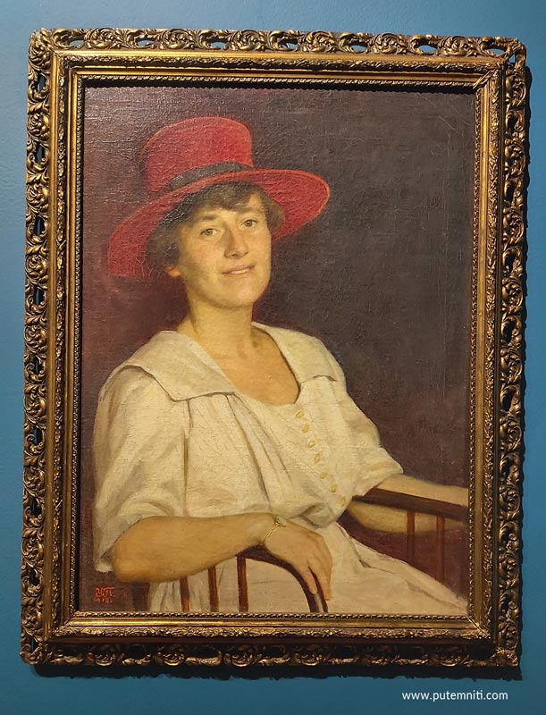 Anica Savić Rebac, portret naslikao Uroš Predić