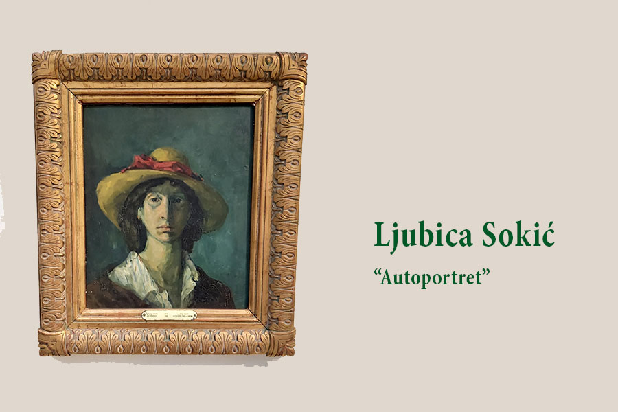 Ljubica Sokić, slika Autoportret