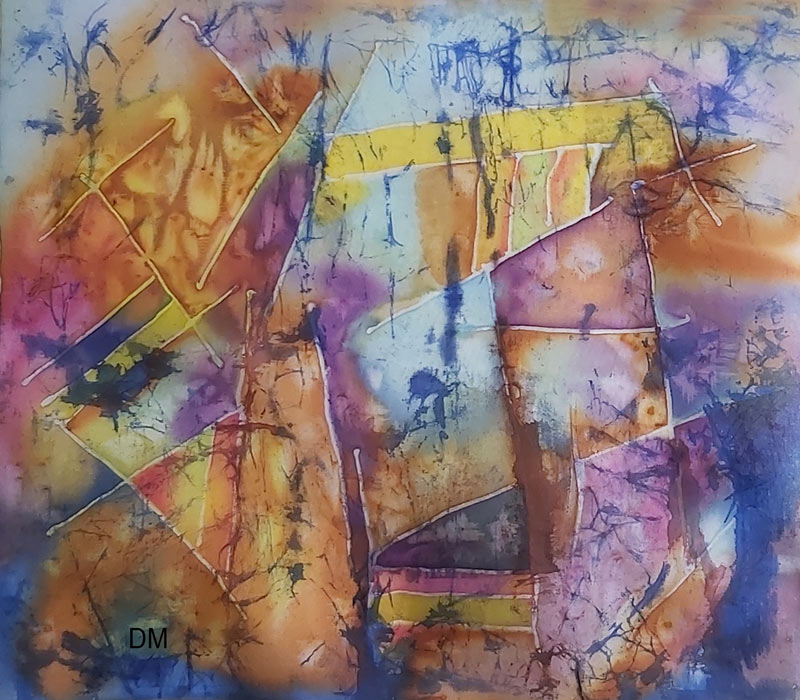 Slika na svili Pogled