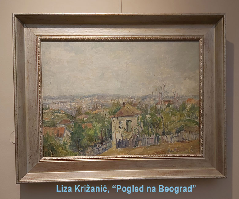Pogled na Beograd, Liza Križanić